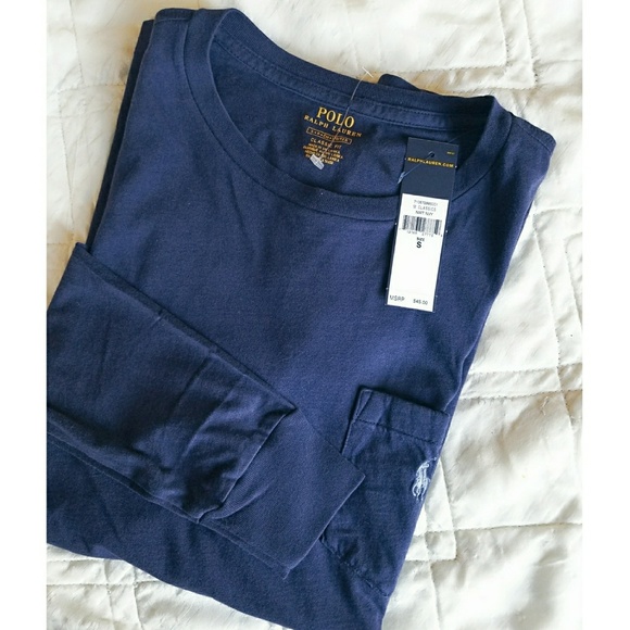 Polo Ralph Lauren Other - •Polo Ralph Lauren• navy blue long sleeve shirt